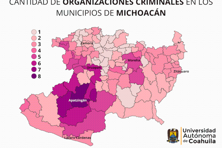 Radiografía del crimen organizado en Michoacán