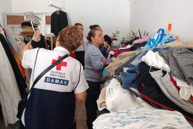 Celebra Cruz Roja delegación Mazatlán su bazar recaudatorio