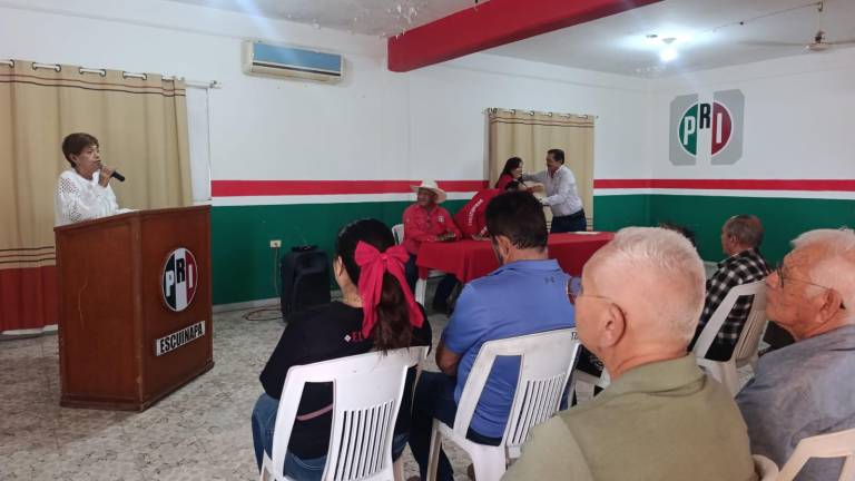 Ante militantes, Cristina Rodríguez subrayó que el PRI conserva presencia a través de las instituciones que impulsó en su época de gobierno.