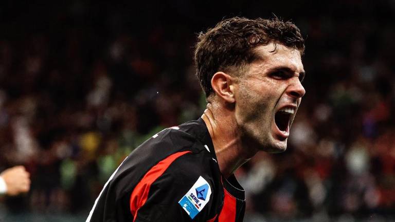 Christian Pulisic anotó el tanto del triunfo para el AC Milan.
