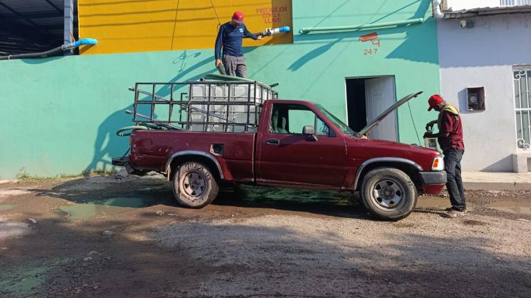 No hay repunte de venta de agua en pipas, reportan vendedores en Escuinapa