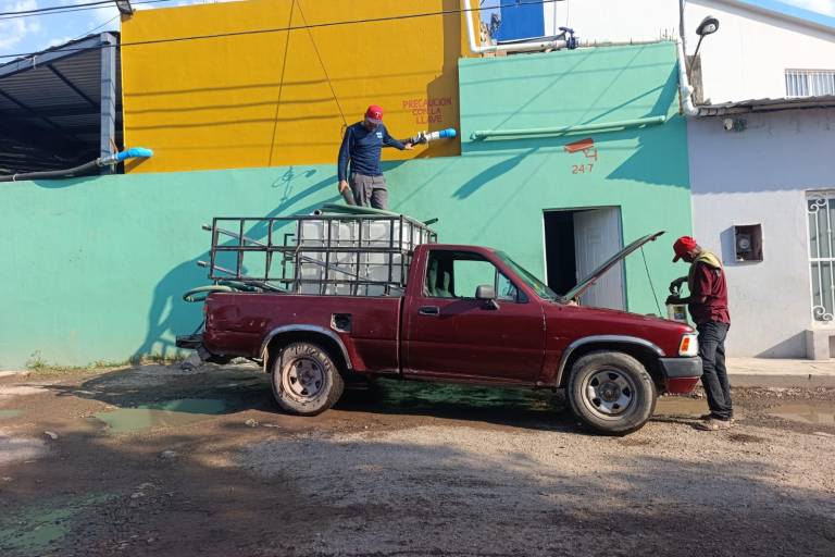 No hay repunte de venta de agua en pipas, reportan vendedores en Escuinapa