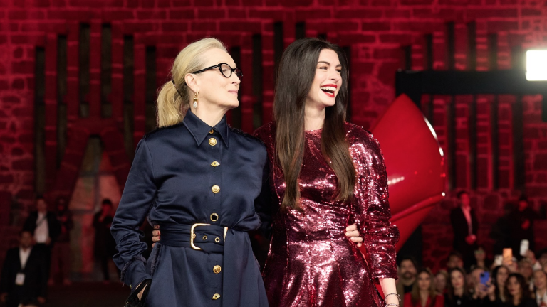 Anne Hathaway y Meryl Street.