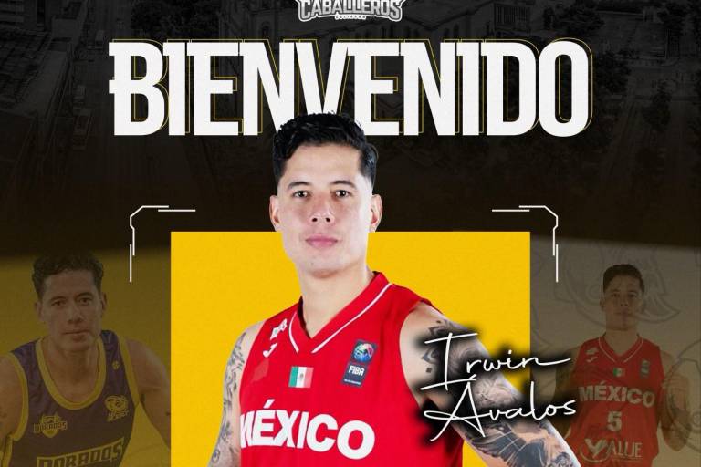 Caballeros de Culiacán refuerza su plantel con la llegada de Irwin Ávalos