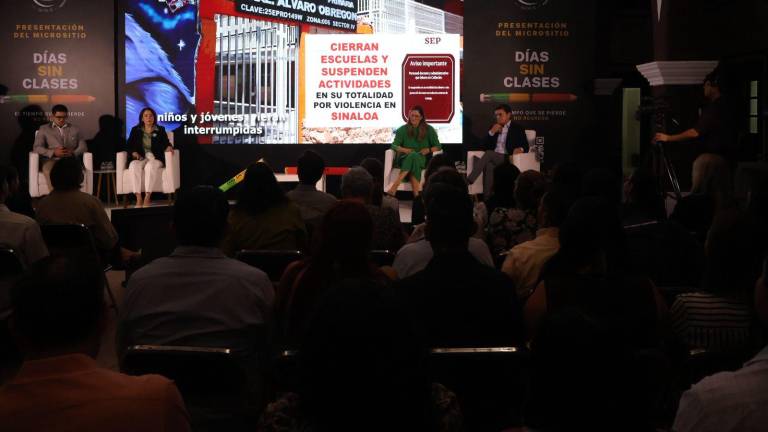 Presentación de Mexicanos Primero Sinaloa sobre la plataforma para documentar la interrupción de clases.