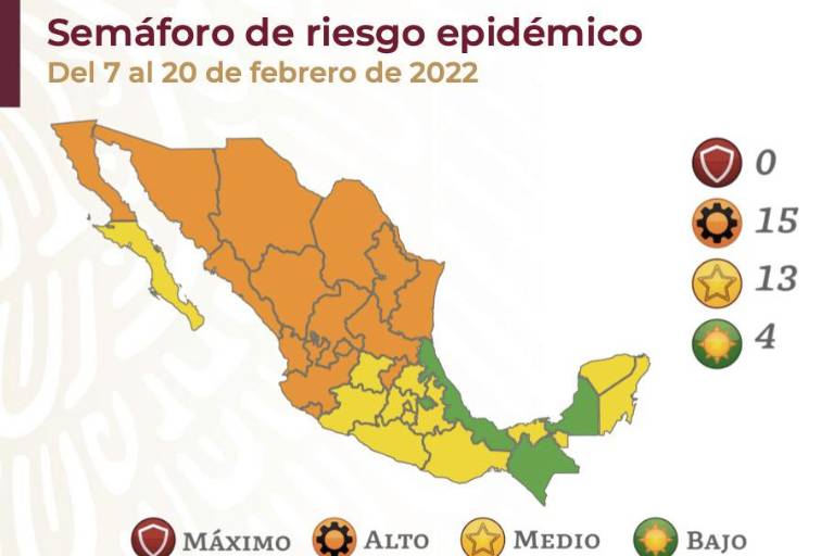 Retrocede Sinaloa en el semáforo Covid; pasa a naranja y está muy cerca del rojo
