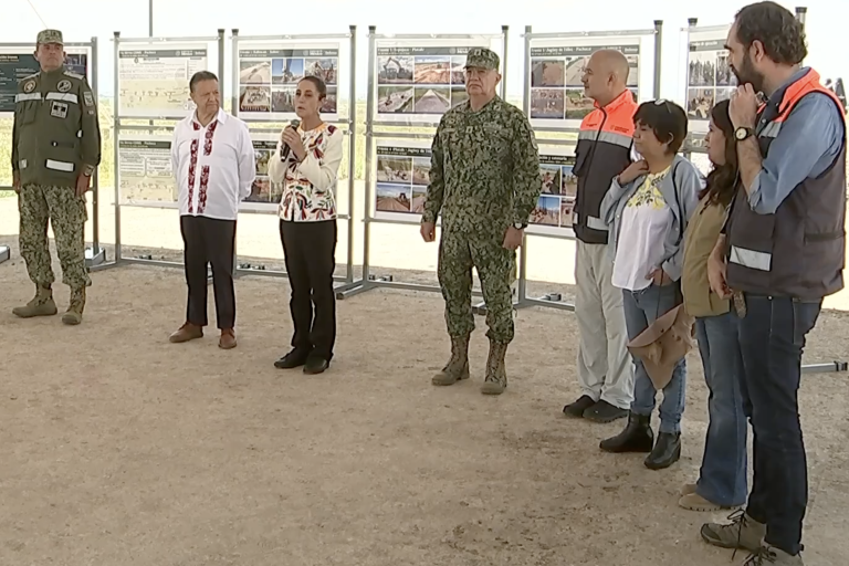 Supervisa Sheinbaum avance del tren de pasajeros México-Pachuca; estaría listo en 2027
