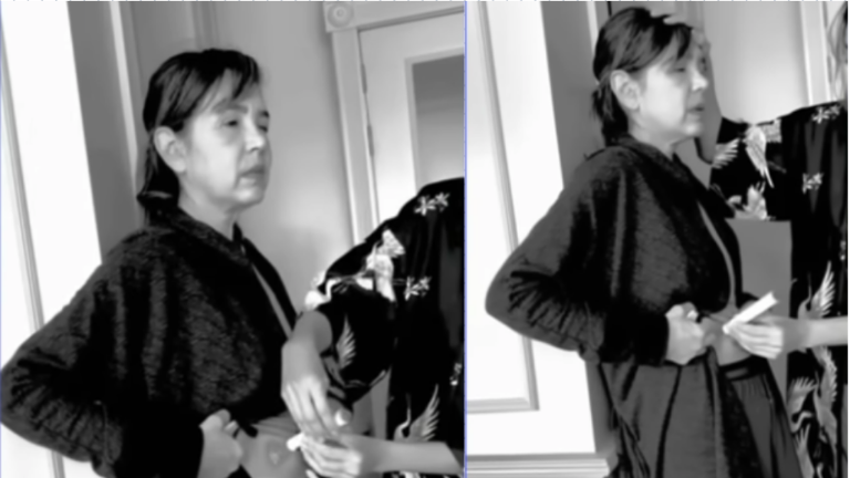 Yolanda Andrade se muestra bastante afectada por el problema de salud que está pasando.