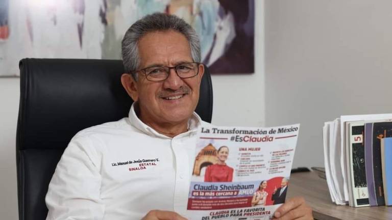 Manuel de Jesús Guerrero Verdugo asumirá como dirigente de Morena Sinaloa.