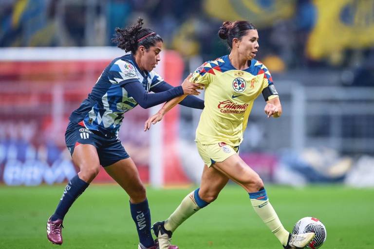 Las Águilas del América vuelan en casa en la final de ida de la Liga MX Femenil