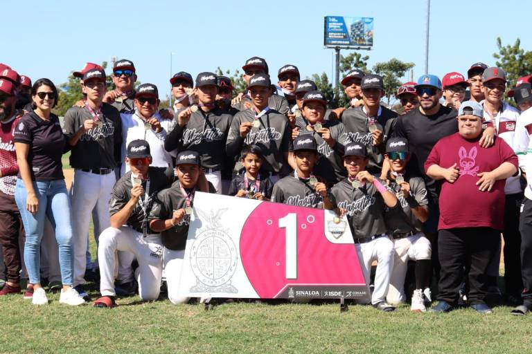 Mazatlán es el rey del beisbol, en el estatal de los Juegos Nacionales Conade