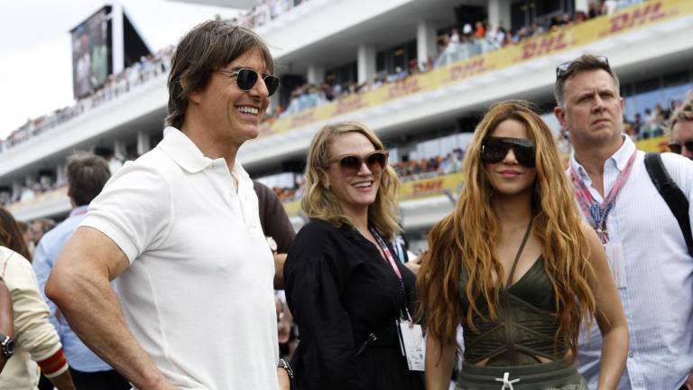 Tom Cruise y Shakira conviven en la Fórmula 1