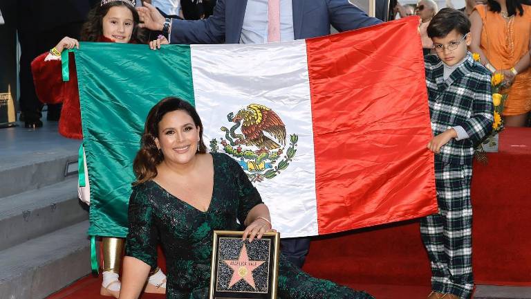 Angélica Vale ya tiene su estrella de la fama en Hollywood.
