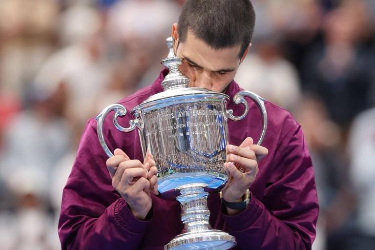 Carlos Alcaraz ya roza el top 10 de tenistas con más Grand Slam en la era Open