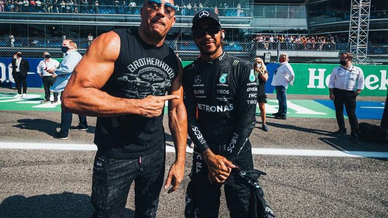 ‘Dominic Toretto’ y Lewis Hamilton, dos maestros del volante.