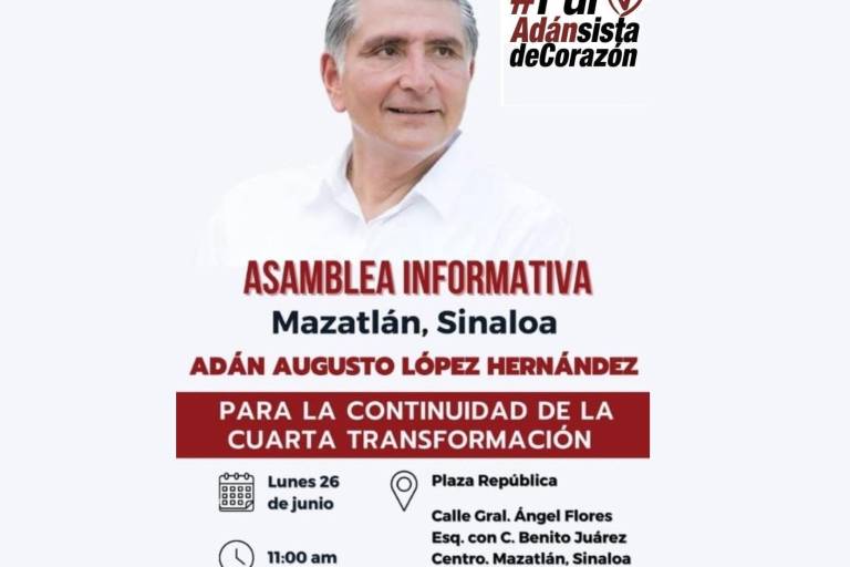 Tendrá Adán Augusto gira por Sinaloa y Sonora