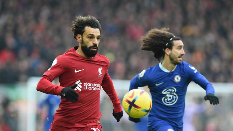 Mohamed Salah no pudo hacerse presente en el marcador.