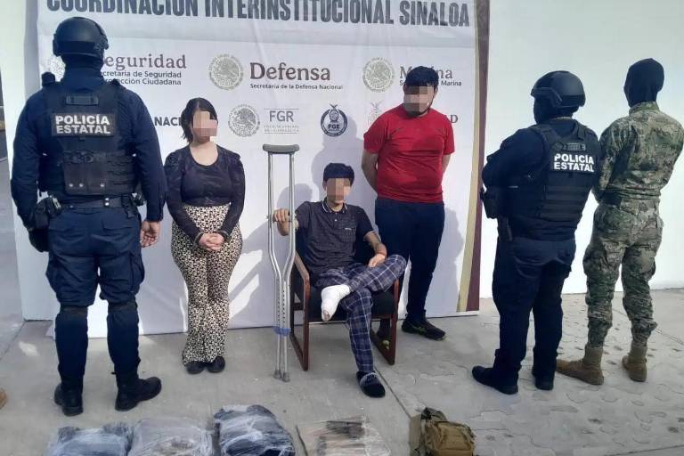 Detienen a una mujer y dos hombres por asalto en una gasolinera de Culiacán