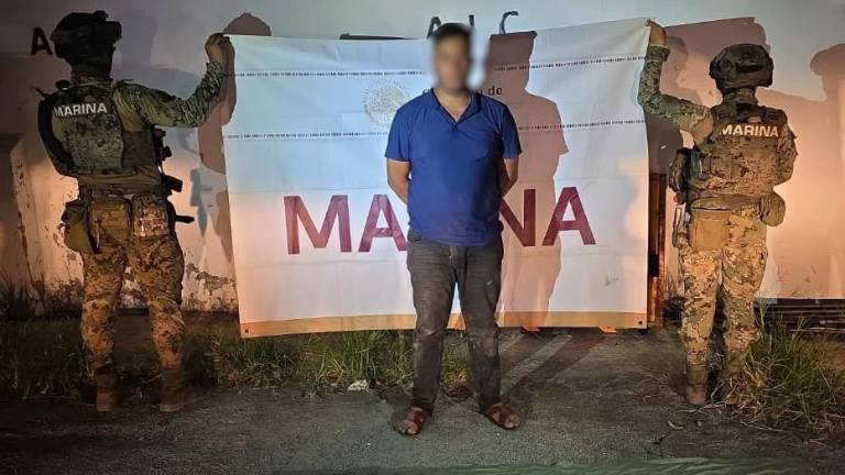 Personal de la Marina realizó la detención durante un recorrido de vigilancia terrestre como parte de la Operación Sable en Escuinapa.