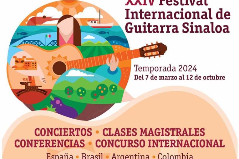 Ahora como temporada, anuncian el Festival Internacional de Guitarra Sinaloa 2024