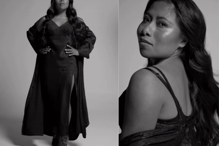 Posa Yalitza Aparicio en lencería para Victoria’s Secret