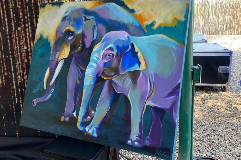 Rifan pintura de Bireki y Big Boy para solventar gastos de los recién casados