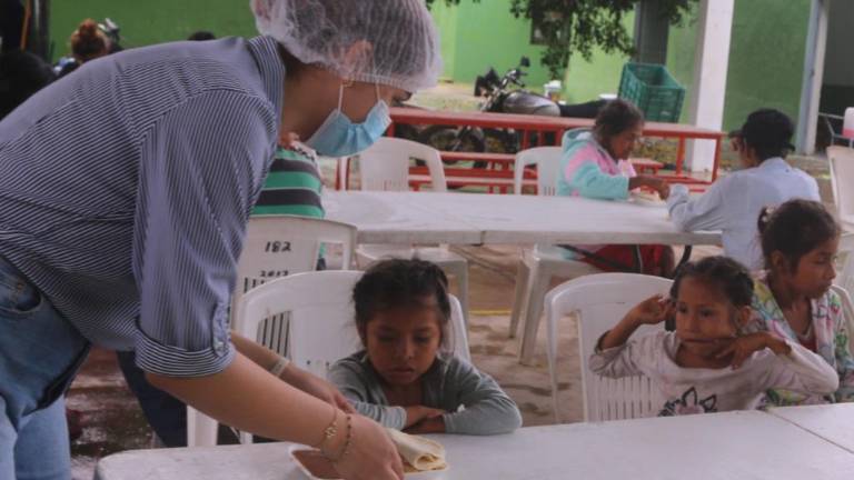 Las familias fueron trasladadas al albergue del Cobaes 41.