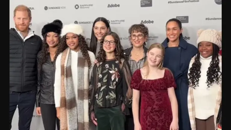 Meghan Markle y Harry participan en el Festival de Sundance.