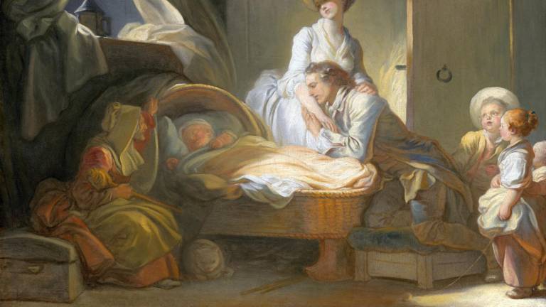 Jean Honoré Fragonard ‘Visita a la guardería’.