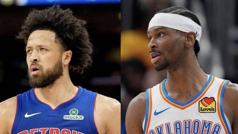 Cade Cunningham y Shai Gilgeous-Alexander son las figuras de los Pistons y del Thunder, respectivamente.