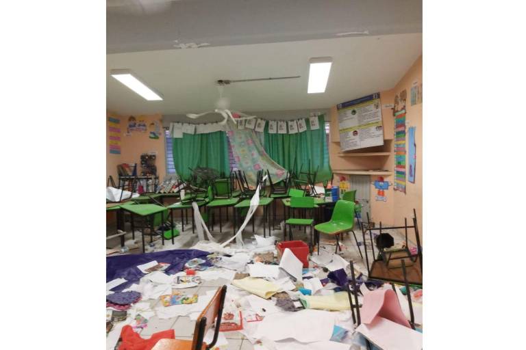 Roban y vandalizan en la Escuela Primaria ‘13 de Septiembre’, en Los Portales, en Mazatlán