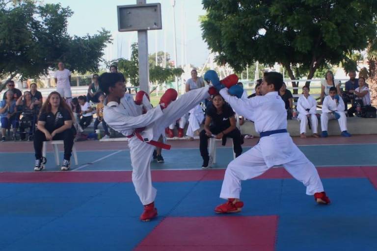 Karatecas mazatlecos buscan su pase a la etapa estatal de los Juegos Nacionales Conade 2023