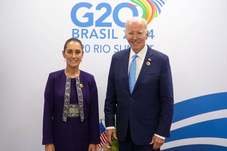 Sheinbaum y Biden se reúnen en el G20; abordan migración, seguridad y asuntos económicos