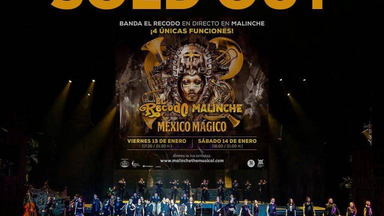 Banda El Recodo se presenta con mucho éxito en su primera función de ‘Malinche The Musical’ en Madrid España.