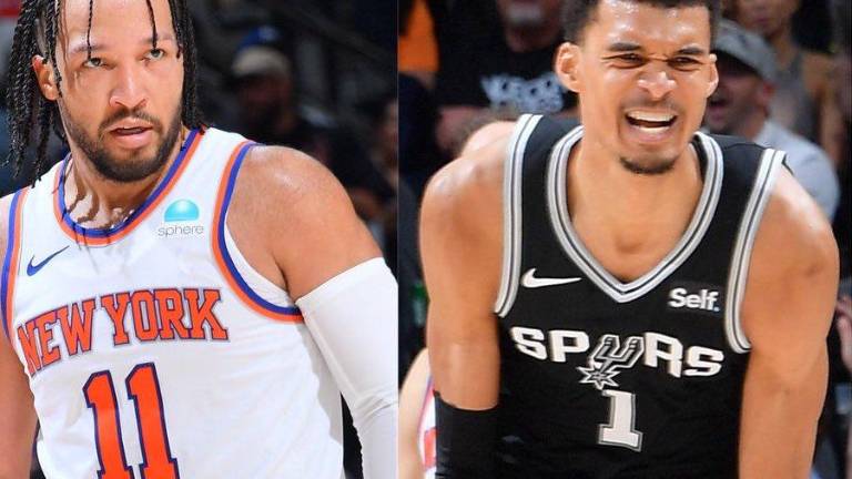 Jalen Brunson y Victor Wembanyama son las principales figuras de Knicks y Spurs, respectivamente.