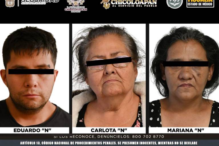 Dan prisión preventiva a adulta mayor por homicidios en Chalco; podría llevar el proceso en su domicilio