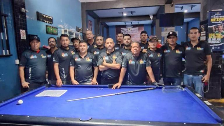 Mazatlecos aseguran primeros lugares de Torneo de Billar Top Player State.