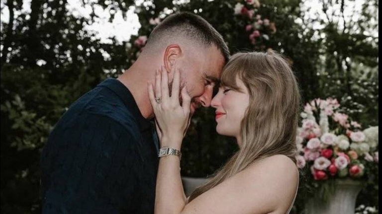 Taylor Swift y Travis Kelce.