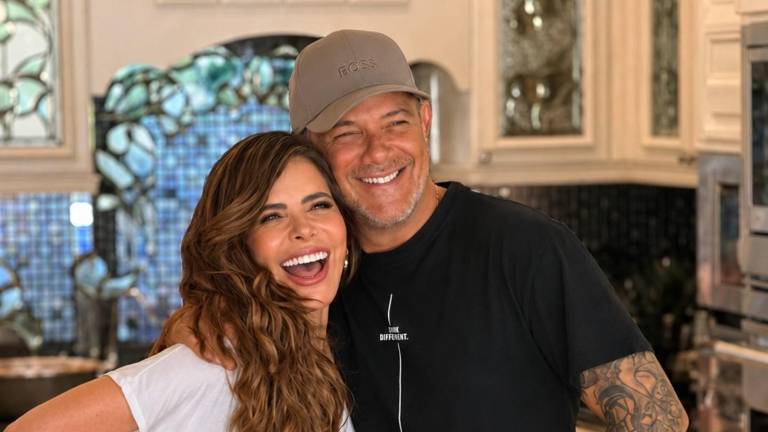 Gloria Trevi y Alejandro Sanz.