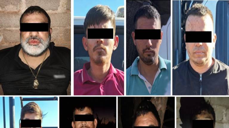 Autoridades federales dieron a conocer la identidad de los detenidos en Badiraguato.