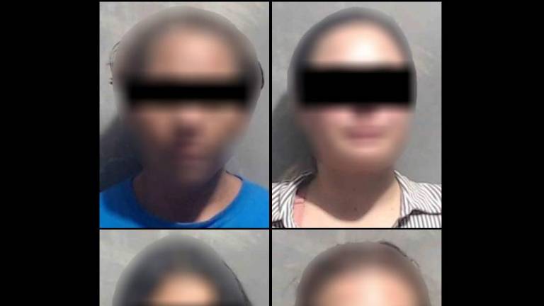 Las cuatro mujeres quedaron detenidas y a disposición de la autoridad competente para definir su situación jurídica.
