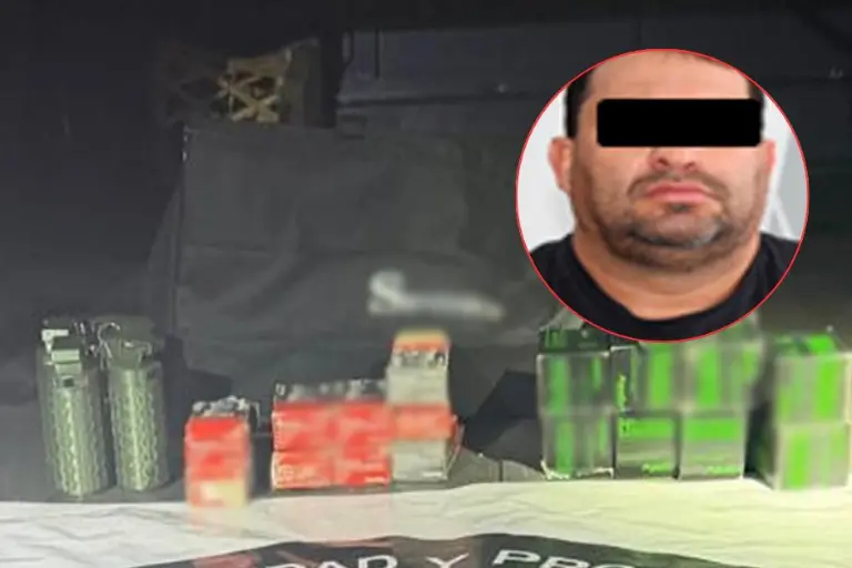 Autoridades aseguran maleta con granadas y cartuchos en un autobús de pasajeros en Mazatlán.