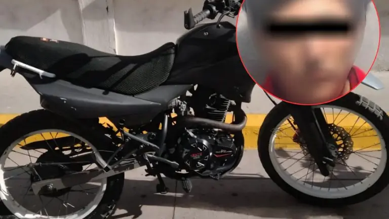 Jesús “N” fue detenido por conducir una motocicleta con reporte de despojo en el sector norponiente