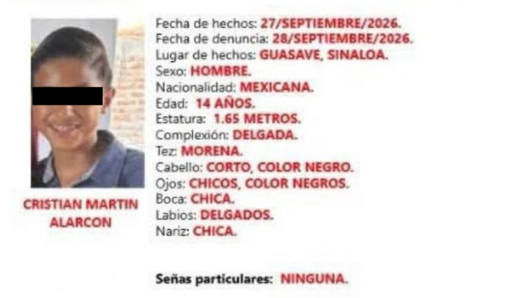 La FGE desactivó la Alerta Amber tras la localización del menor de edad.