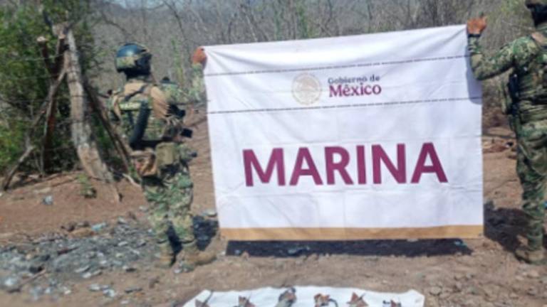 Los artefactos explosivos fueron destruidos por el personal naval en el lugar del aseguramiento.