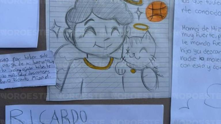 Homenaje escolar a Ricardo Mizael exige justicia y fin a la violencia contra jóvenes.