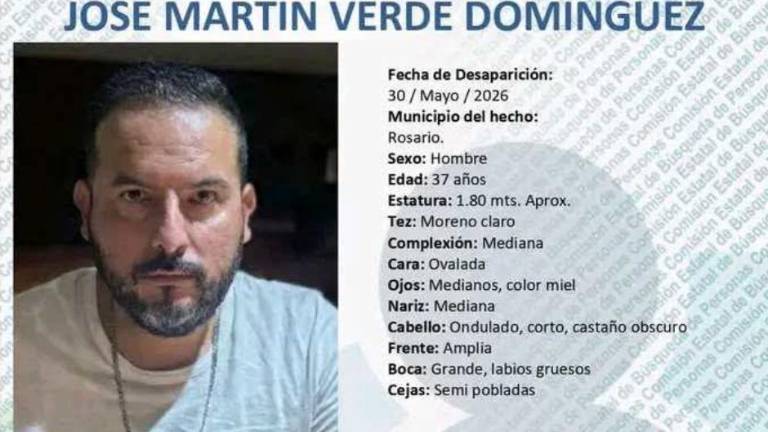 José Martín se encuentra desaparecido desde el pasado 30 de mayo, en el municipio de Rosario.