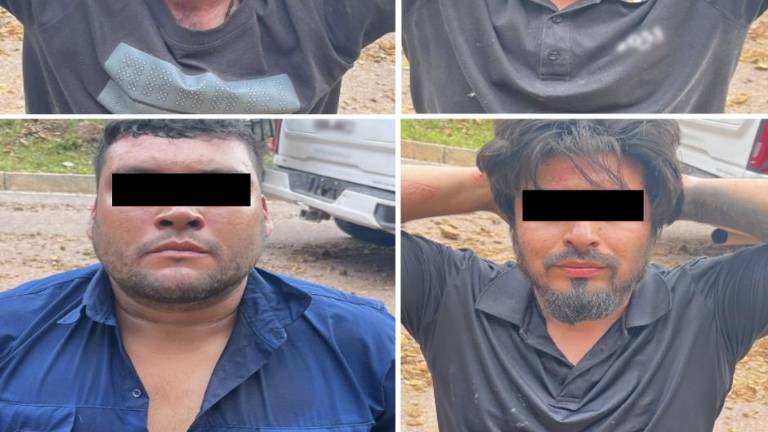 Ejército Mexicano detuvo a cuatro civiles armados en La Tuna Badiraguato.