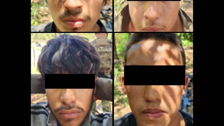Cuatro hombres fueron detenidos por fuerzas federales tras diversas acciones en Mazatlán.
