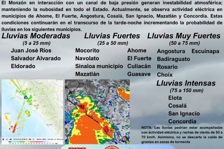 Se desplaza tormenta tropical Juliette al suroeste de la Península de Baja California